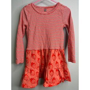 Girls Strawberry Tea Dress - Size 3